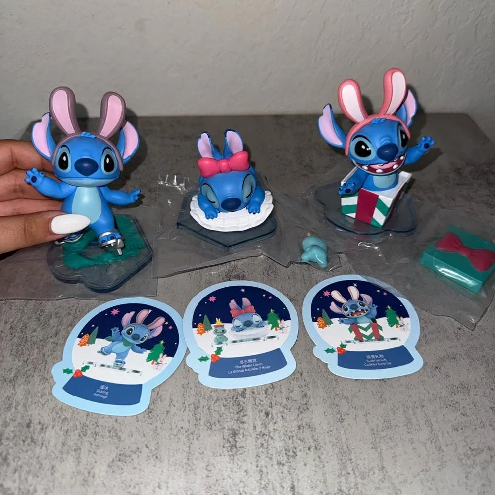 Set of 3 Stitch Figures - Picture 1 of 3